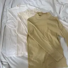 レディース　長袖　タートルネック