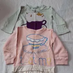 女の子　トレーナー2点セット