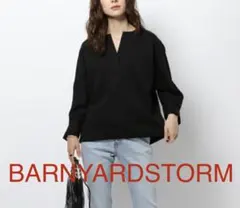 【BARNYARDSTORM /ダンボールキーネックプルオーバー】