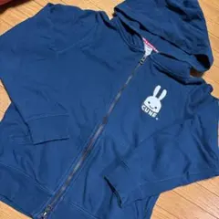 CUNE ダークグリーン ジップアップパーカー S