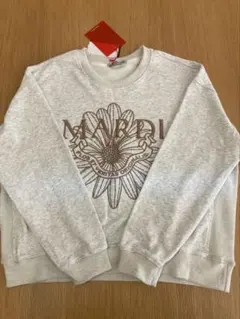 マルディメクルディ Mardi Mercredi 刺繍スウェット長袖