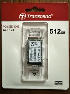 Transcend製【PCle SSD 400S 512GB】（未使用）