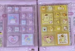 トレーディングミニタイルシール ポムポムプリン リトルツインスターズ キキララ