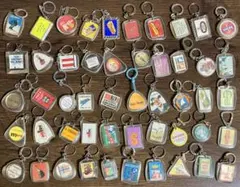 19【B級品50個】ヴィンテージ フランス フレンチ キーホルダー