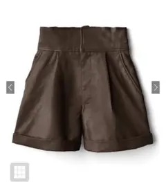レザーショートパンツ［tu88］