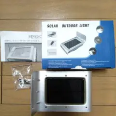 【新品未使用】ZAZ LED ソーラーモーションライト 屋外 人感センサー
