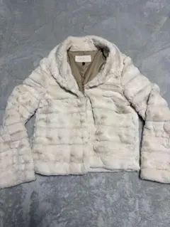 PROPORTION BODYDRESSING アイボリー ファージャケット 3