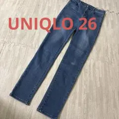 UNIQLO、ウルトラストレッチスキニーハイライズジーンズ、26