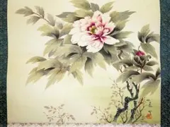 小鳥と花 日本画 中国画 画芯 絹本肉笔 A3688 小鳥と花 日本画 中国画 画芯 絹本肉笔 A3688 - メルカリ