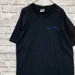 USA製90sヴィンテージTシャツ！シングルステッチ　ブラック半袖古着L 16
