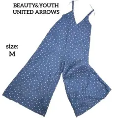 ビューティアンドユース ユナイテッドアローズ サロペット リネン ワイドパンツ