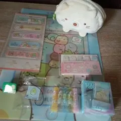 すみっコぐらし　ねこ　ポーチ　文房具◆ちいかわ　リラックマ　カービー