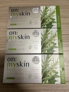 【新品】on: myskin ハーブピーリング 4ml x 8個　3箱
