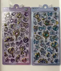 正規品⟡˖·ボンボンドロップ シール マジカル パープル＆ブルー