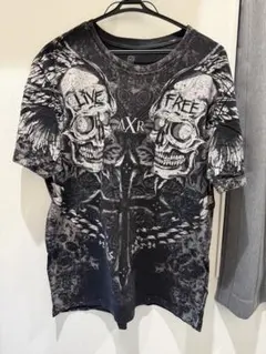 xzavier tシャツ affliction sk8 y2k グランジ　十字架