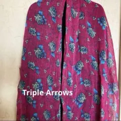 Triple Arrows トリプルアローズ　薔薇柄ストール