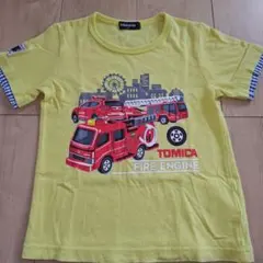 クレードスコープ TOMICA 消防車デザイン 半袖 Tシャツ 110
