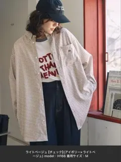 【MONO-MART】ビック アソート ナンバリング 刺繍 ボタンダウン シャツ