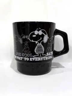 ク*ン様 スヌーピータウン限定 ファイヤーキング 黒 マグ 2015 JOE C