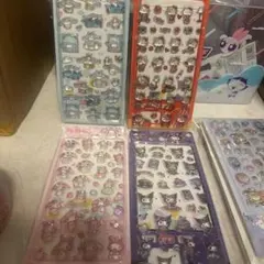 サンリオ　3Ｄシールセット 4種