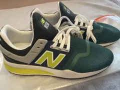 New Balance 247 ダークグリーン/イエロー