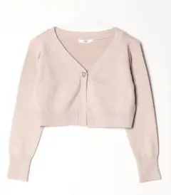 SNIDEL ビジューボタン ショートカーディガン ベージュのサムネイル