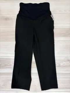 【新品/未使用】UNIQLO スマートアンクルマタニティパンツ S ブラック