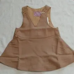 ☆新品☆ アプレレクール ベビー ヘリンボーン ワンピース 80 双子 ①