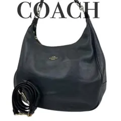 COACH　コーチ　ショルダーバッグ　2way　日月型　ハーフムーン　ホーボー