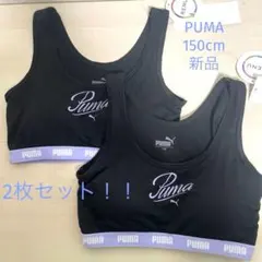 PUMA ブラトップ　新品　ブラジャー　スポーツブラ2枚セット 150cm