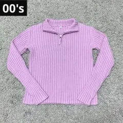 00s OLD UNIQLOハーフジップニットarchive y2kヴィンテージ