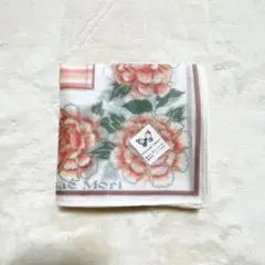 HANAE MORI ハンカチ ホワイト 花柄