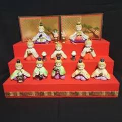 雛人形セット 和collection　陶器製　伝統的デザイン