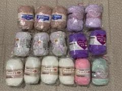 100均　毛糸　各種　16玉