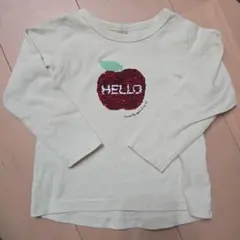 プティマイン*100サイズ*リンゴ トップス