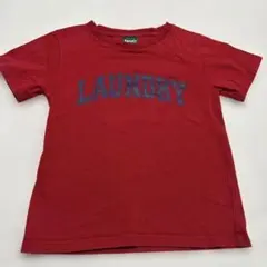 ランドリー　Ｔシャツ　赤　120cm