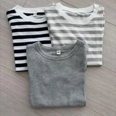 長袖カットソー 3着セット100cm 無印良品