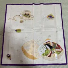 紫式部物語 ハンカチ 綿100%