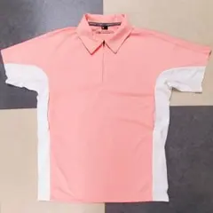 【極美品】OAKLEY オークリーポロシャツ ピンク系ゴルフウェアMED （L）