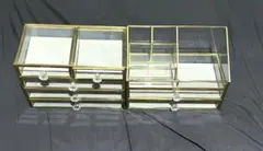 フランフラン　ガラスオーガナイザー　　セット