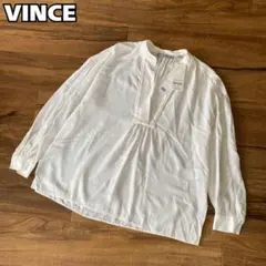 新品★定価4.8万★VINCE ヴィンス 長袖ブラウス シルク100％ 白 Sのサムネイル