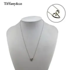 ティファニー レター イニシャル V ペンダント ネックレス ハート Sv925
