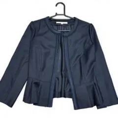 美品【ナチュラルビューティー】ネイビージャケット【NATURAL BEAUTY】