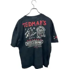 TEDMAN テッドマン　プリント　tシャツ ブラック　テッドカンパニー　XXL