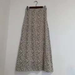 【美品】Mサイズ グラシア ダルメシアン ロングスカート ウエストゴム春夏のサムネイル
