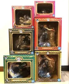 【新品未開封】一番くじ鬼滅の刃 フィギュア 6体セット 煉獄猗窩座炭治郎禰豆子等