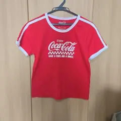 Coca-Cola 半袖Tシャツ レッド XLサイズのサムネイル