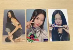 【LE SSERAFIM】カズハ（ホログラム入りフォトカード3枚セット）