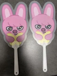 スキズ　RUN IT 入場特典　うちわ　トエッキ　チャンビン　セット