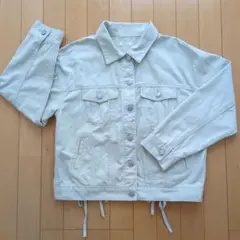 COLZA ライトグリーン デニムジャケット M